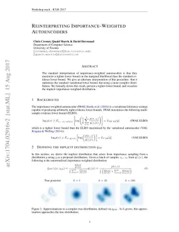 Reinterpreting Importance-Weighted Autoencoders