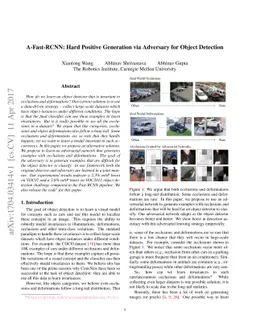 A-Fast-RCNN: Hard Positive Generation via Adversary for Object Detection