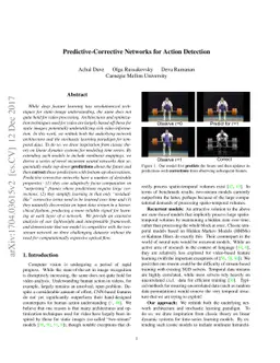 Predictive-Corrective Networks for Action Detection