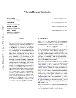 Preferential Bayesian Optimization