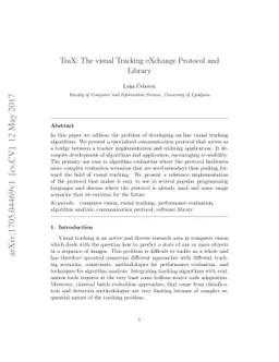 TraX: The visual Tracking eXchange Protocol and Library