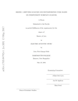 Riddim: A Rhythm Analysis and Decomposition Tool Based On Independent
  Subspace Analysis