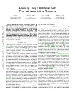 Learning Image Relations with Contrast Association Networks