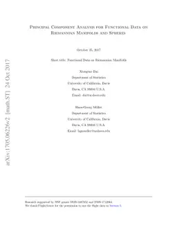 Principal Component Analysis for Functional Data on Riemannian Manifolds
  and Spheres