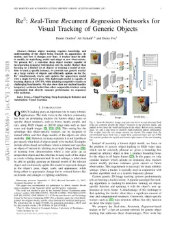 Re3 : Real-Time Recurrent Regression Networks for Visual Tracking of
  Generic Objects