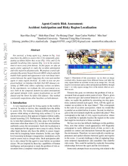 Agent-Centric Risk Assessment: Accident Anticipation and Risky Region
  Localization
