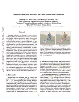 Generative Partition Networks for Multi-Person Pose Estimation