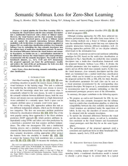 Semantic Softmax Loss for Zero-Shot Learning