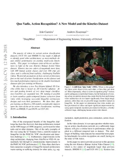 Quo Vadis, Action Recognition? A New Model and the Kinetics Dataset