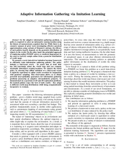 Adaptive Information Gathering via Imitation Learning