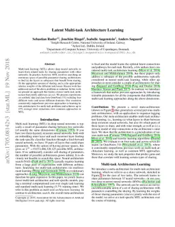 Latent Multi-task Architecture Learning