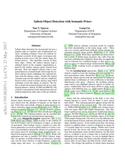 Salient Object Detection with Semantic Priors