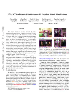 AVA: A Video Dataset of Spatio-temporally Localized Atomic Visual
  Actions
