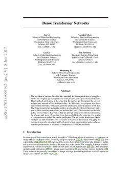 Dense Transformer Networks