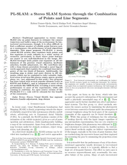 PL-SLAM: a Stereo SLAM System through the Combination of Points and Line
  Segments