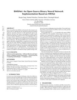 BMXNet: An Open-Source Binary Neural Network Implementation Based on
  MXNet
