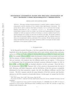Bootstrap confidence bands for spectral estimation of Lévy densities
  under high-frequency observations