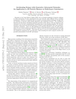 Accelerating Science with Generative Adversarial Networks: An
  Application to 3D Particle Showers in Multi-Layer Calorimeters