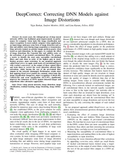 DeepCorrect: Correcting DNN models against Image Distortions