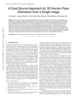 A Dual-Source Approach for 3D Human Pose Estimation from a Single Image