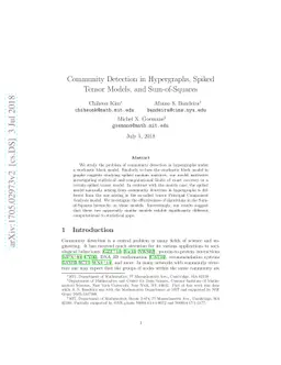 Community Detection in Hypergraphs, Spiked Tensor Models, and
  Sum-of-Squares