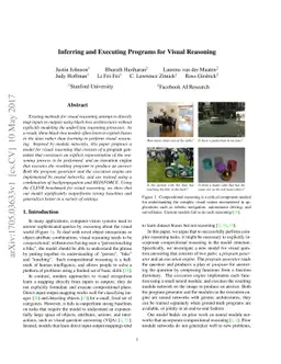 Inferring and Executing Programs for Visual Reasoning