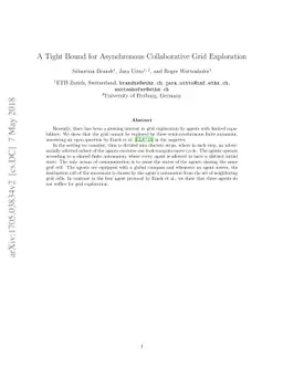 Tight Bounds for Asynchronous Collaborative Grid Exploration