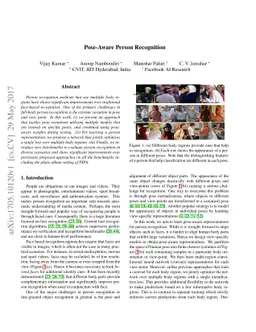 Pose-Aware Person Recognition