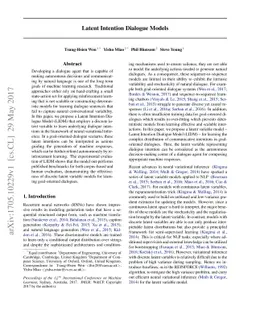 Latent Intention Dialogue Models
