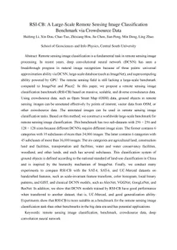 RSI-CB: A Large Scale Remote Sensing Image Classification Benchmark via
  Crowdsource Data