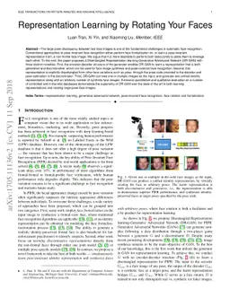 Representation Learning by Rotating Your Faces