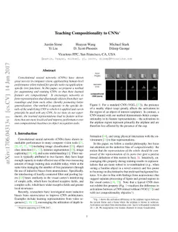 Teaching Compositionality to CNNs