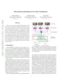 Hierarchical Label Inference for Video Classification