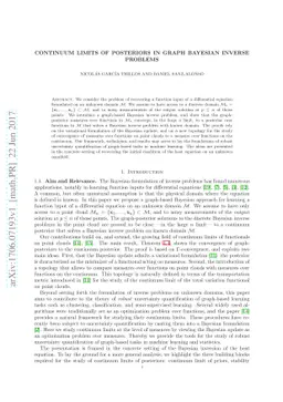 Continuum Limit of Posteriors in Graph Bayesian Inverse Problems
