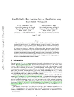 Scalable Multi-Class Gaussian Process Classification using Expectation
  Propagation