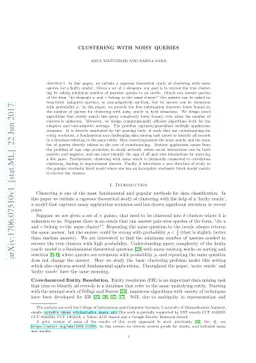 Clustering with Noisy Queries