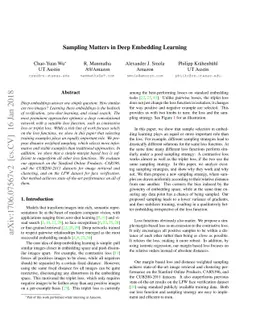 Sampling Matters in Deep Embedding Learning