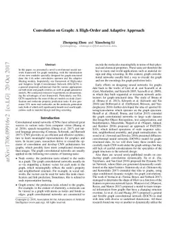 Graph Convolution: A High-Order and Adaptive Approach