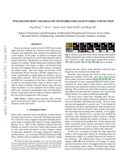 Integrated Deep and Shallow Networks for Salient Object Detection
