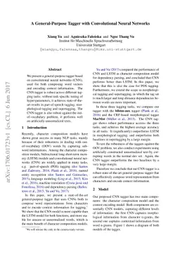 A General-Purpose Tagger with Convolutional Neural Networks