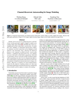 Channel-Recurrent Autoencoding for Image Modeling