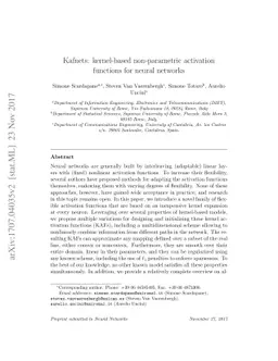 Kafnets: kernel-based non-parametric activation functions for neural
  networks