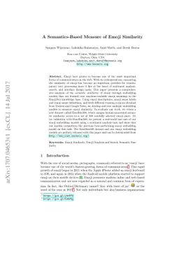 A Semantics-Based Measure of Emoji Similarity