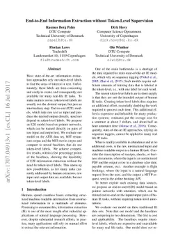 End-to-End Information Extraction without Token-Level Supervision