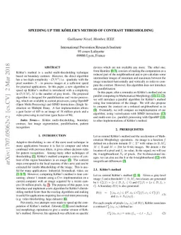 Speeding up the Köhler's method of contrast thresholding
