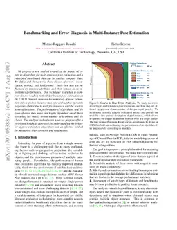 Benchmarking and Error Diagnosis in Multi-Instance Pose Estimation