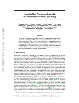 Imagination-Augmented Agents for Deep Reinforcement Learning