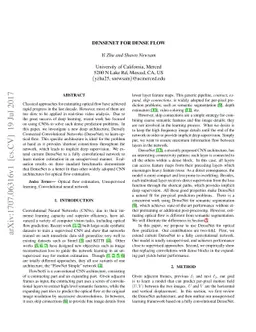 DenseNet for Dense Flow