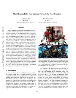 Multi-Branch Fully Convolutional Network for Face Detection