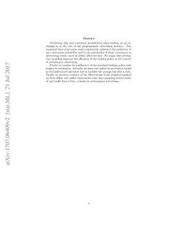 Attribution Modeling Increases Efficiency of Bidding in Display
  Advertising